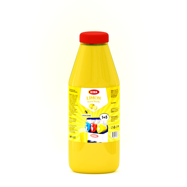 Limon Aromalı Sıvı Karlı Buzlu Konsantre Karışımı