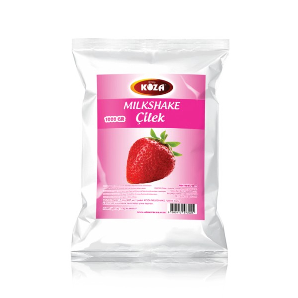 Çilekli Milkshake Tozu  (1 kg)