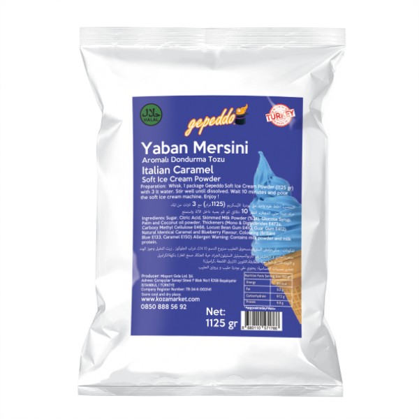 Yaban Mersinli Soft Dondurma Tozu (1125gr/3lt Su)